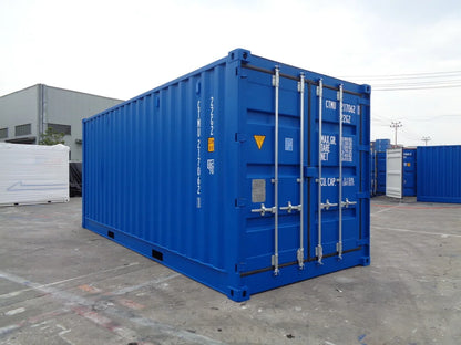 Contenedor Open Side (OS) 20 pies – Nuevo y Multifuncional Azul